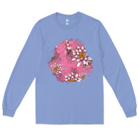 Colony Blue lotus patches Long Sleeve Tee - AdoDesignShop