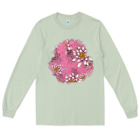 Matcha lotus patches Long Sleeve Tee - AdoDesignShop