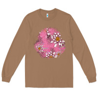 Toasted Coconut lotus patches Long Sleeve Tee - AdoDesignShop