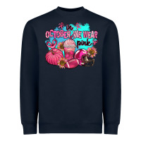 Navy in october we wear pink american football Heavyweight Sweatshirt - AdoDesignShop
