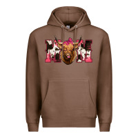 Chestnut Highland Cow Mom Premium Hoodie - Bettercallsaul
