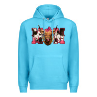 Ocean Blue Highland Cow Mom Premium Hoodie - Bettercallsaul