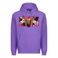 Purple Highland Cow Mom Premium Hoodie - Bettercallsaul