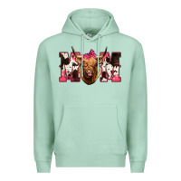 Seafoam Highland Cow Mom Premium Hoodie - Bettercallsaul