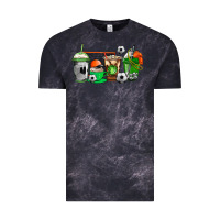 Cloud Black soccer coffee cups Vintage Tee - AdoDesignShop