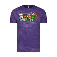 Cloud Purple soccer coffee cups Vintage Tee - AdoDesignShop