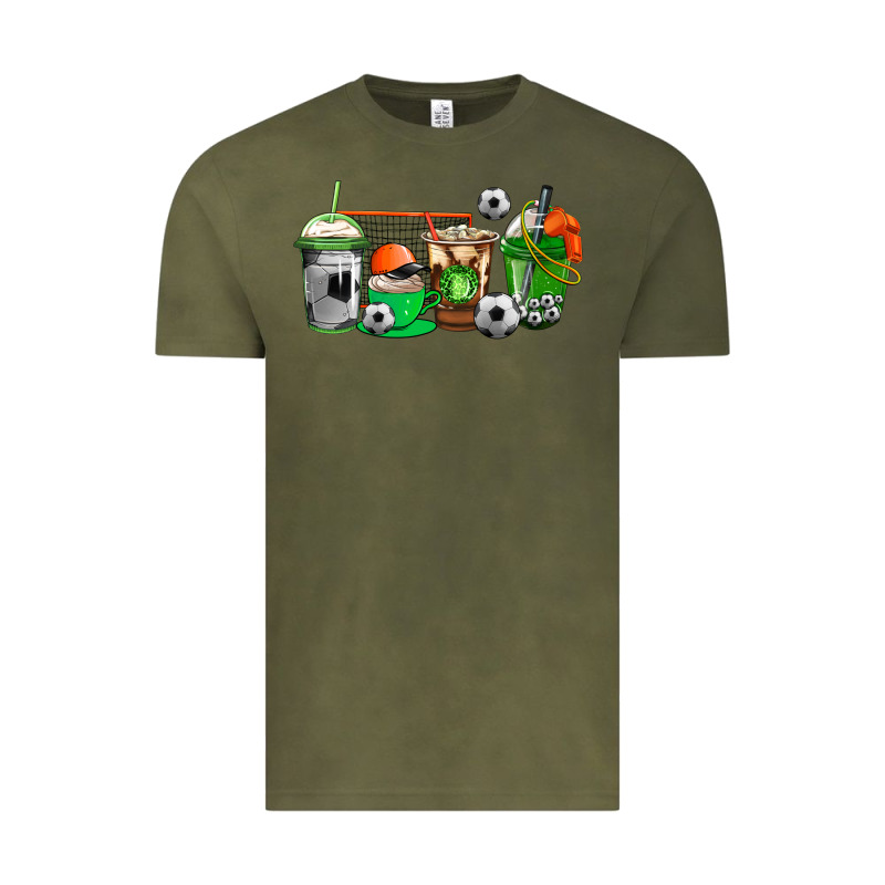 Soccer Coffee Cups Vintage Tee by AdoDesignShop | Teevron