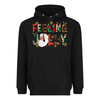 Black Feeling Jolly Heavyweight Hoodie - NancyCooperArtShop