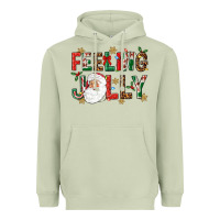 Matcha Feeling Jolly Heavyweight Hoodie - NancyCooperArtShop