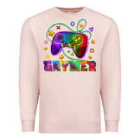 Pale Pink Western Gaymer Premium Sweatshirt - BundleAndBundleShop