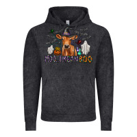 Vintage Black Moo I Mean Boo Vintage Hoodie - CowhideDigitalArt