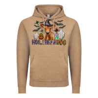 Vintage Coffee Moo I Mean Boo Vintage Hoodie - CowhideDigitalArt