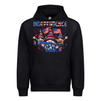 Black Independence Day with gnomies Urban Hoodie - HowdyJamesFarm