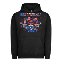 Pigment Black Independence Day with gnomies Urban Hoodie - HowdyJamesFarm