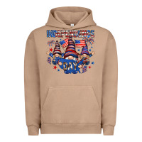 Pigment Burro Independence Day with gnomies Urban Hoodie - HowdyJamesFarm