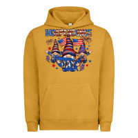 Pigment Peanut Butter Independence Day with gnomies Urban Hoodie - HowdyJamesFarm