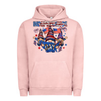 Pigment Salmon Independence Day with gnomies Urban Hoodie - HowdyJamesFarm