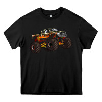 Black monster truck Heavy Core Tee - Artiststas
