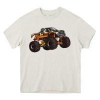 Cream monster truck Heavy Core Tee - Artiststas