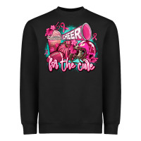 Black cheer for the cure Heavyweight Sweatshirt - AdoDesignShop