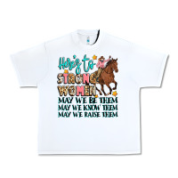 White heres to strong women Urban Heavy Tee - Artiststas
