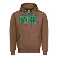 Chestnut one lucky mini Zipper Hoodie - MaliasSmallBusiness