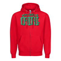 Red one lucky mini Zipper Hoodie - MaliasSmallBusiness