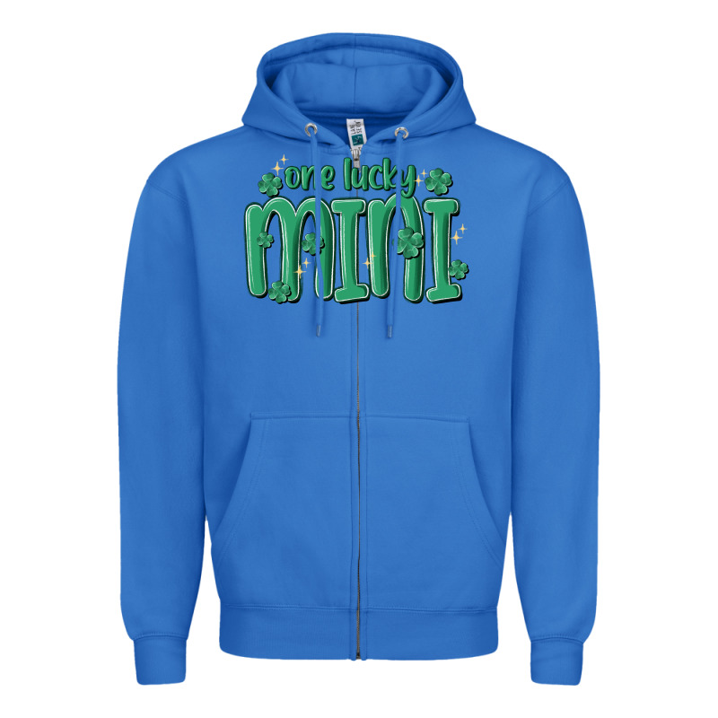 One Lucky Mini Zipper Hoodie by MaliasSmallBusiness | Teevron