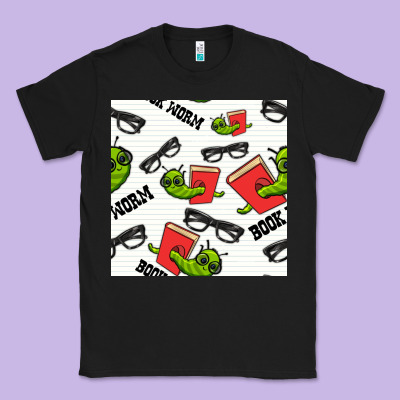 Bookworm Seamless Pattern Classic Tee Designed By Bundleandbundleshop