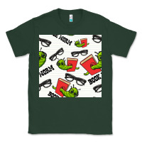 Sports Green bookworm seamless pattern Classic Tee - BundleAndBundleShop