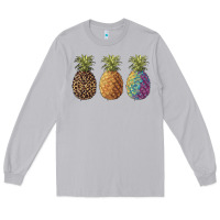 Moon Dust pineapples leopard tie dye summer Long Sleeve Tee - Artiststas