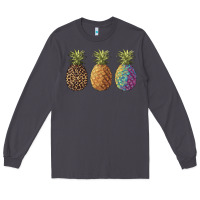 Smoke pineapples leopard tie dye summer Long Sleeve Tee - Artiststas