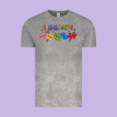 You Are Loved Autism Vintage Tee Designed By Jahusdesignshop