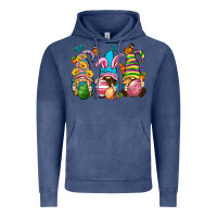 Vintage Denim Easter gnomies Easter Day Vintage Hoodie - Neo Western