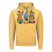 Vintage Mustard Easter gnomies Easter Day Vintage Hoodie - Neo Western
