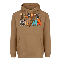 Toasted Coconut Thankful Mama Heavyweight Hoodie - MaliasSmallBusiness