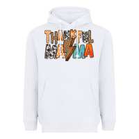 White Thankful Mama Heavyweight Hoodie - MaliasSmallBusiness