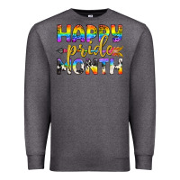 Charcoal Heather Western Happy Pride Month LGBTQ+ Premium Sweatshirt - BundleAndBundleShop