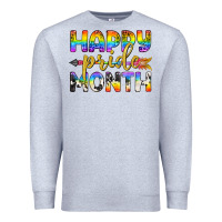 Heather Grey Western Happy Pride Month LGBTQ+ Premium Sweatshirt - BundleAndBundleShop