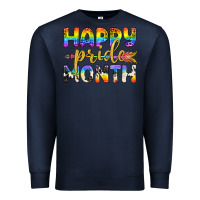 Navy Western Happy Pride Month LGBTQ+ Premium Sweatshirt - BundleAndBundleShop