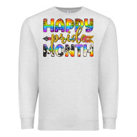 Oatmeal Heather Western Happy Pride Month LGBTQ+ Premium Sweatshirt - BundleAndBundleShop