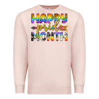 Pale Pink Western Happy Pride Month LGBTQ+ Premium Sweatshirt - BundleAndBundleShop