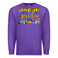 Purple Western Happy Pride Month LGBTQ+ Premium Sweatshirt - BundleAndBundleShop