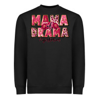 Black mama of drama girl mom Heavyweight Sweatshirt - JahusDesignShop