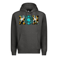 Charcoal Heather Sunflower Turquoise Gemstone Cowhide Mom Premium Hoodie - Bettercallsaul