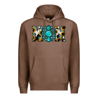 Chestnut Sunflower Turquoise Gemstone Cowhide Mom Premium Hoodie - Bettercallsaul