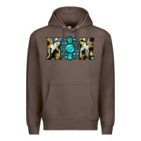 Coffee Sunflower Turquoise Gemstone Cowhide Mom Premium Hoodie - Bettercallsaul