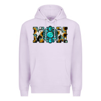 Lilac Sunflower Turquoise Gemstone Cowhide Mom Premium Hoodie - Bettercallsaul
