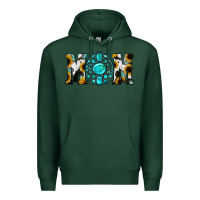 Sports Green Sunflower Turquoise Gemstone Cowhide Mom Premium Hoodie - Bettercallsaul