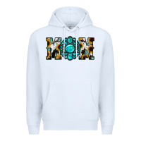 White Sunflower Turquoise Gemstone Cowhide Mom Premium Hoodie - Bettercallsaul